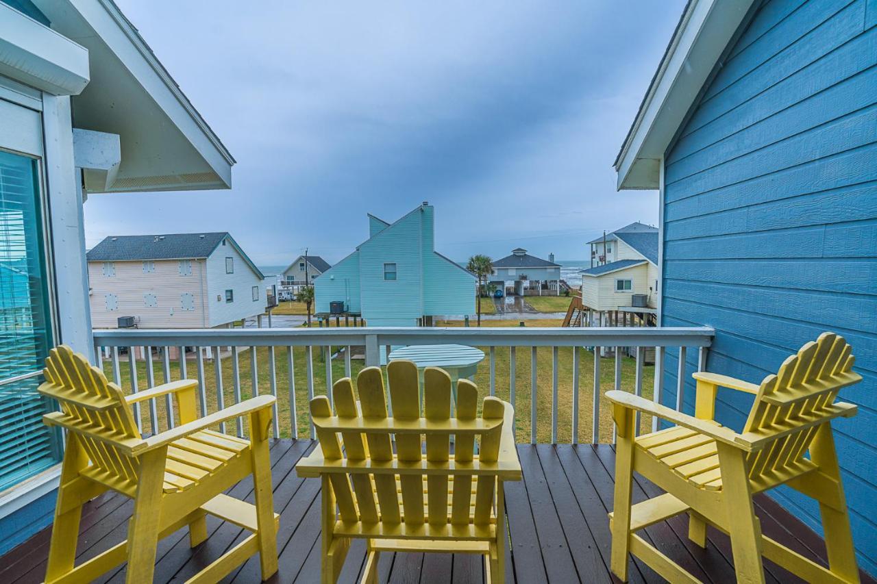 Hot Tub - Ocean Views - Steps To Private Beach - Quiet Location Galveston Exterior foto