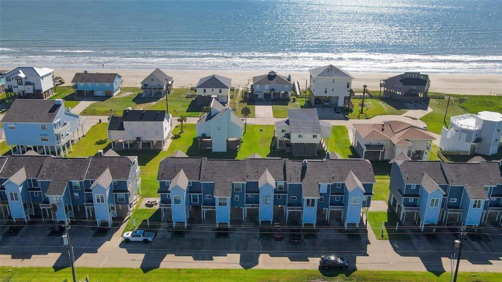 Hot Tub - Ocean Views - Steps To Private Beach - Quiet Location Galveston Exterior foto